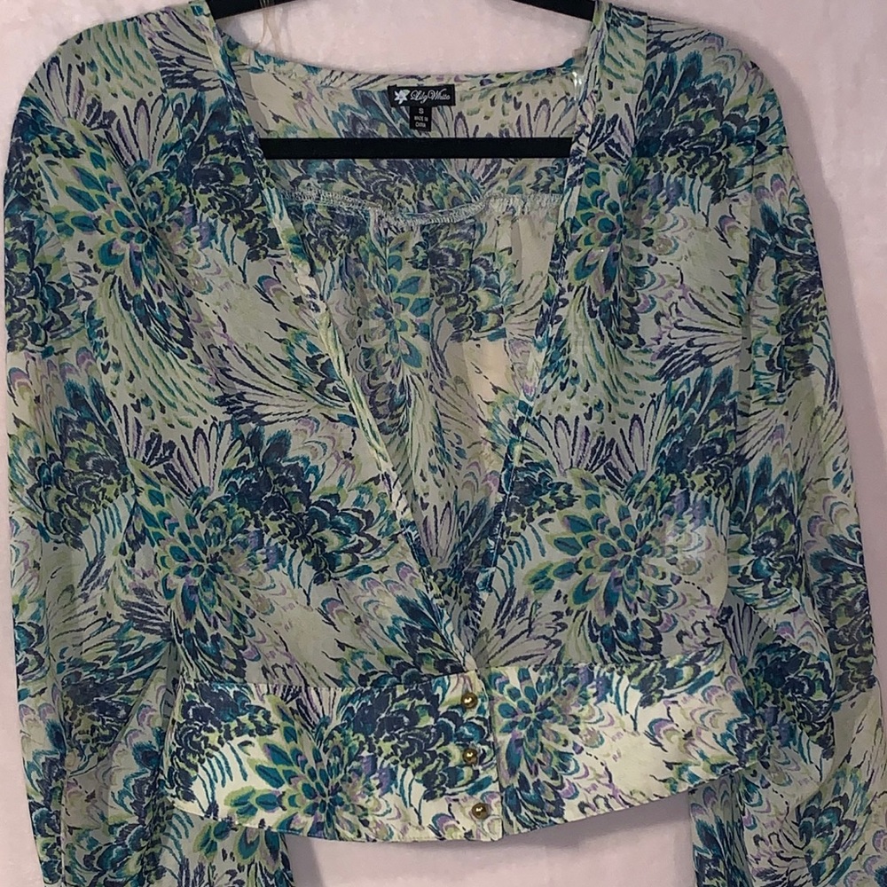 Peacock 🦚 see through blouse.